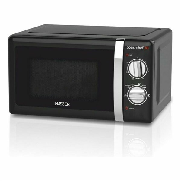 Microwave with Grill Haeger MW-70B.007A 20 L Black 700W