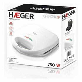 Sandwich Maker Haeger SM-75G.007A White 750 W
