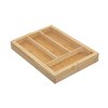 Cutlery Organiser 5five Simply Smart Brown Natural Wood Bamboo 34 x 25 x 4,5 cm