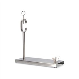 Stainless Steel Ham Stand (support for whole leg of ham) EDM Silver Metal Stainless steel Aluminium 40 x 16,5 x 42 cm