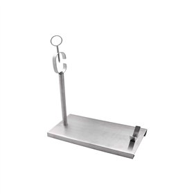 Stainless Steel Ham Stand (support for whole leg of ham) EDM Silver Metal Stainless steel Aluminium 40 x 16,5 x 42 cm