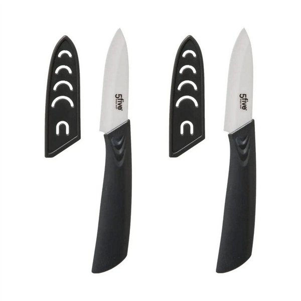 Peeler Knife 5five Simply Smart Ceramic 18 cm Grey