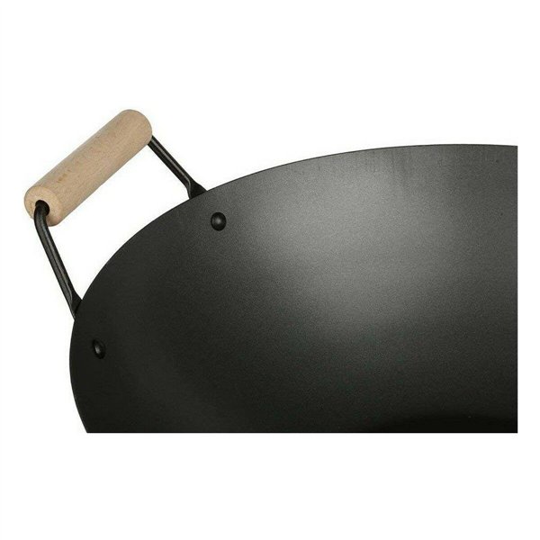 Wok Pan Secret de Gourmet Black Stainless steel Ø 35 cm