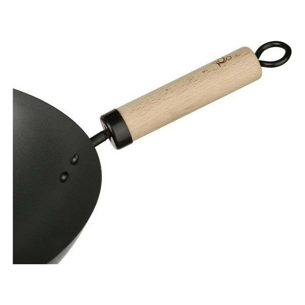 Wok Pan Secret de Gourmet Black Stainless steel Ø 35 cm