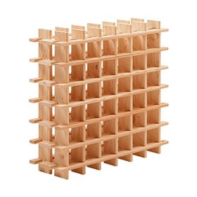 Bottle rack Astigarraga Brown Pinewood (75 x 22 x 75 cm)