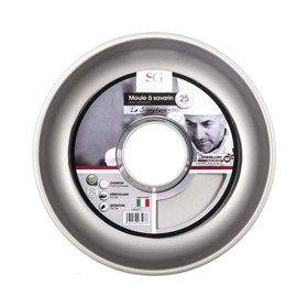 Baking Mould Secret de Gourmet Aluminium Ø 25 cm Black