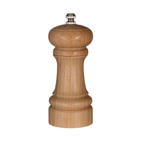 2 in 1 Salt and Pepper Mill Secret de Gourmet Brown Wood 14,5 x 5,5 cm
