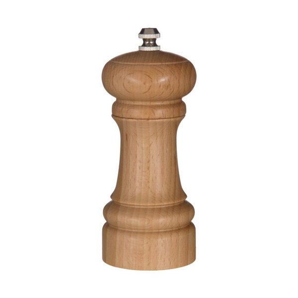 2 in 1 Salt and Pepper Mill Secret de Gourmet Brown Wood 14,5 x 5,5 cm