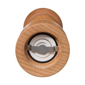 2 in 1 Salt and Pepper Mill Secret de Gourmet Brown Wood 22 x 6 cm