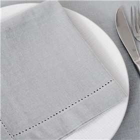 Napkins Atmosphera Grey (40 x 40 cm)