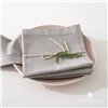 Napkins Atmosphera Grey (40 x 40 cm)