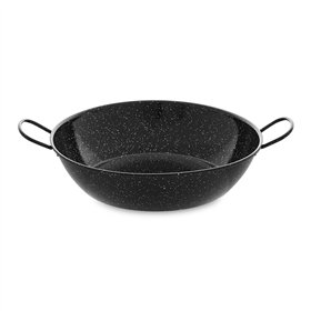 Deep Pan with Handles Vaello Black (Ø 50 cm)