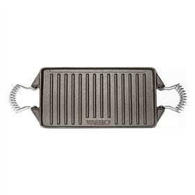 Grill hotplate Vaello Rectangular Grey Cast Iron (27 x 21 cm)