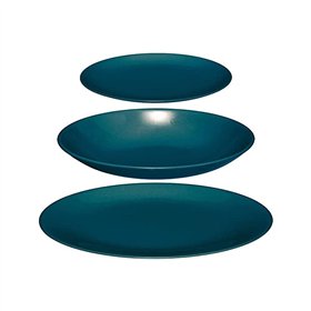 Tableware Secret de Gourmet Blue Ceramic 18 Pieces