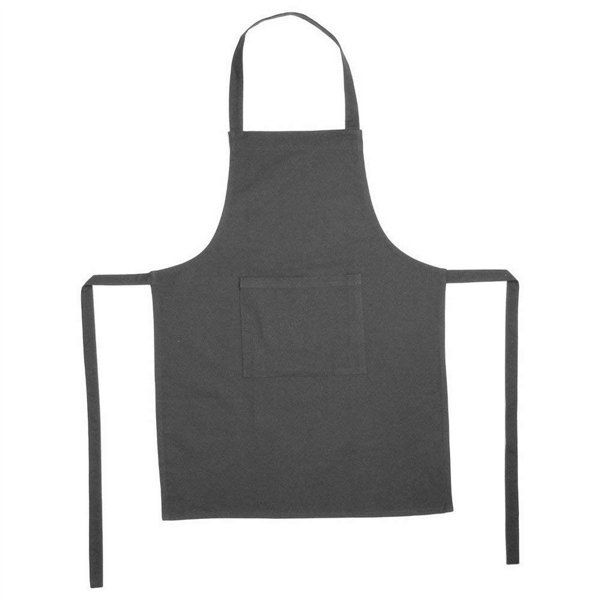 Apron with Pocket Atmosphera Black Cotton (60 x 80 cm)