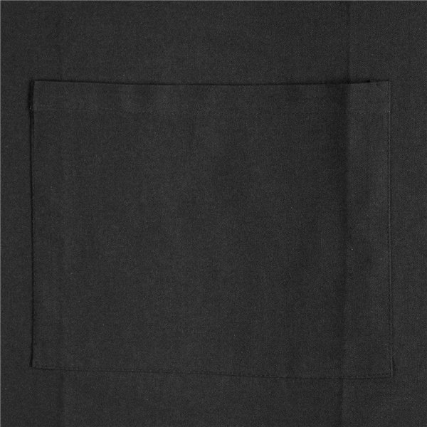 Apron with Pocket Atmosphera Black Cotton (60 x 80 cm)