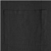 Apron with Pocket Atmosphera Black Cotton (60 x 80 cm)