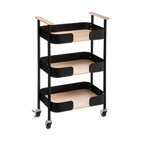 Serving trolley 5five Simply Smart Black 75 x 45,5 x 28,5 cm