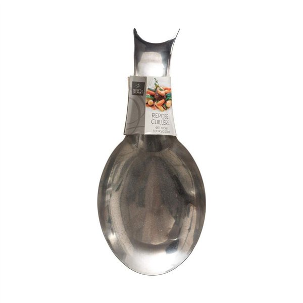 Spoon Rest Secret de Gourmet Wood Stainless steel 25,2 x 11,3 x 4,2 cm