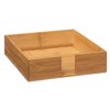 Napkin holder Secret de Gourmet Bamboo 20,5 x 20,5 x 5,5 cm