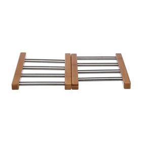 Table Mat Secret de Gourmet Natural Stainless steel 35,2 x 22,2 x 2 cm Extendable