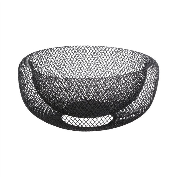 Fruit Bowl 5five Simply Smart Noir Kitchen Black Metal 27 cm Ø 27 cm