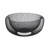 Fruit Bowl 5five Simply Smart Noir Kitchen Black Metal 27 cm Ø 27 cm