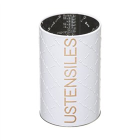 Pot for Kitchen Utensils 5five Simply Smart Scandi Metal 11 x 17,5 x 11 cm