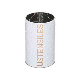 Pot for Kitchen Utensils 5five Simply Smart Scandi Metal 11 x 17,5 x 11 cm