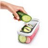 Grater with Container Metaltex Rap-Box 3-in-1 ABS Acrylic (21 cm)