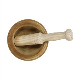 Mortar and pestle Fackelmann Wood