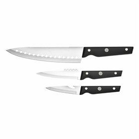 Knife Set Bergner Pro Reeco BG41026DBL Stainless steel ABS 3 Pieces