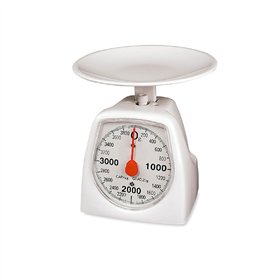 retro kitchen scales EDM 07621 White 4 Kg