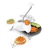 Grater Metaltex Legs White Stainless steel (Ø 24 cm)