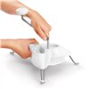 Grater Metaltex Legs White Stainless steel (Ø 24 cm)