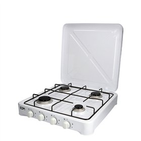 Gas Cooker EDM 07422 White 1500 W