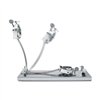 Stainless Steel Ham Stand (support for whole leg of ham) 3 Claveles Revolving head (39 x 50 x 16,5 cm)