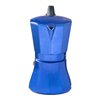 Italian Coffee Pot Oroley Petra Blue Aluminium 6 Cups