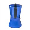 Italian Coffee Pot Oroley Petra Blue Aluminium 6 Cups