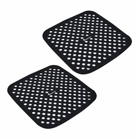 Baking Mat Masterpro bgmp-7701 Black Silicone 19 x 19 cm (2 Units)