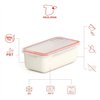Food Preservation Container Valira 6090/9 Hermetic White Thermoplastic PBT 750 ml