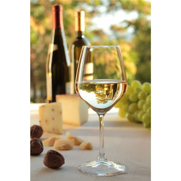 Set of wine glasses Alpina Transparent 370 ml (6 Units)