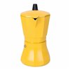Italian Coffee Pot Oroley Petra Mustard Aluminium 9 Cups