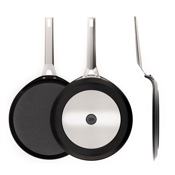 Crepe pan Valira 4656/25 Ø 28 cm Black Aluminium