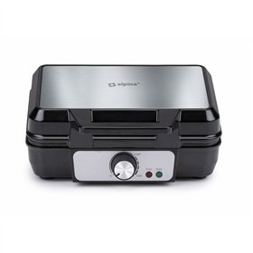 Waffle Maker Alpina 1000 W Silver