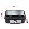 Waffle Maker Alpina 1000 W Silver