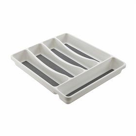 Cutlery Organiser Mondex Space System polypropylene 33 x 29,3 x 4,5 cm White