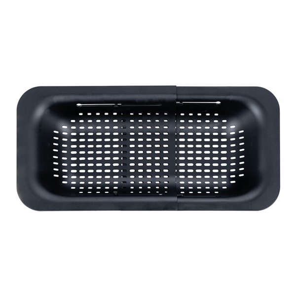 Extendable Dish Drainer for Sink Wenko Sievo 55012100 Black