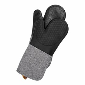 Oven Mitt Wenko Ada 55041100 Silicone Grey