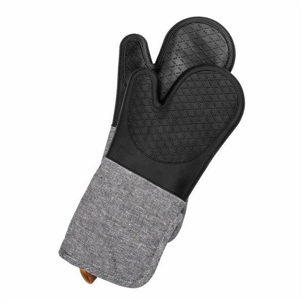 Oven Mitt Wenko Ada 55041100 Silicone Grey